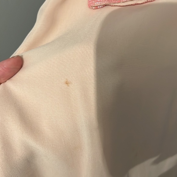 FCUK Light pink mini shift dress with beautiful beading - Picture 6 of 7